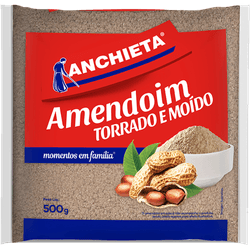 AMENDOIM ANCHIETA 500G TORRADO E MOIDO